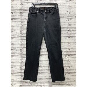 Ralph Lauren Jeans Co. Women's Size 10x29 Black Denim Classic Straight Leg